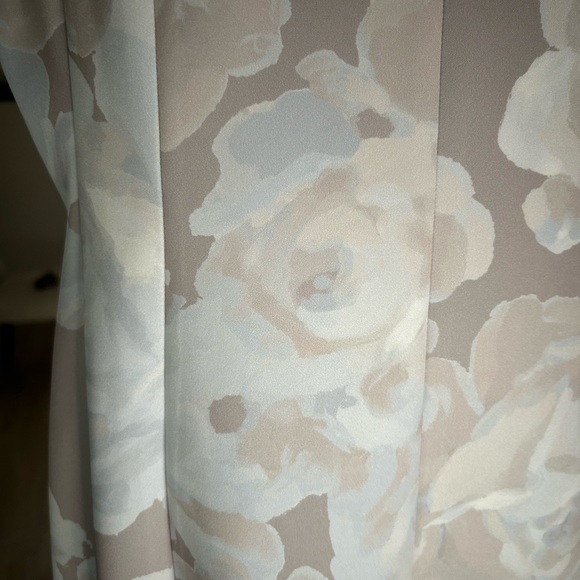 Calvin Klein Cream Tan Sheath Midi Dress Sleeveless NWT SZ 10 - Picture 11 of 14